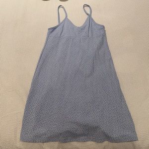 Brandy Melville Blue and White Floral Amara Dress